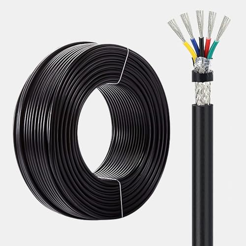 Câble basse tension tressé résistant aux intempéries pour éclairage extérieur 100m