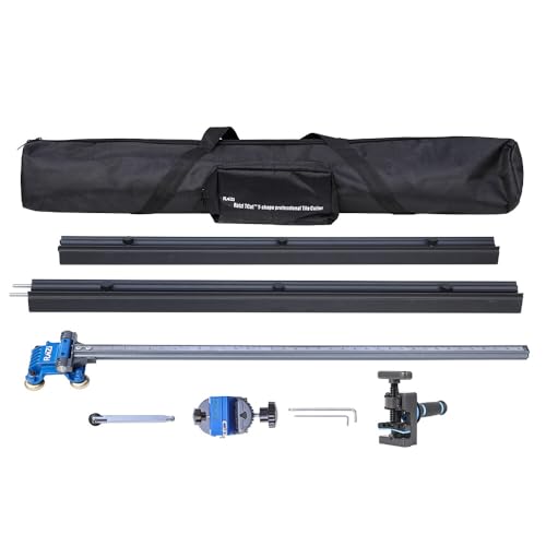 Raizi TCut™ - Cortador manual profesional de azulejos - Herramienta de corte de azulejos de gran formato de 1800 mm para porcelana y cerámica - Ruedas de tungsteno duales, rieles dobles extensibles