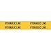 Brady 7153-4, 90279 Self-Sticking Vinyl Pipe Marker, (Pack of 50 Cards)