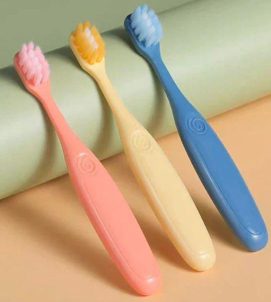 Pmw - Childrens Small Head Toothbrush - Soft Silicone Toothbrush For 0-3 Years Kids - Non Slip Fatty Handle Tooth Brush for Oral Care - 3pcs (B0D6BPD9D2) Amazon Price History, Amazon Price Tracker