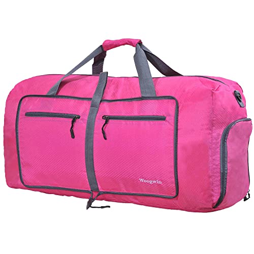 ehsbuy 60L Reisetasche Groß Faltbare Sporttasche Herren Damen mit Schuhfach Taschen Wasserdicht Saunatasche Travel Bag für Sports Urlaub Gym Übernachtung
