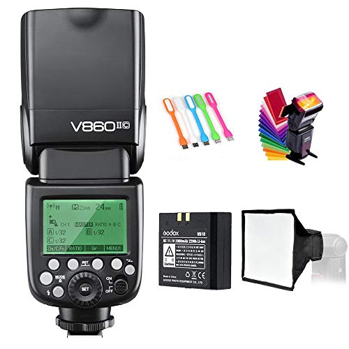 Godox V860II-C E-TTL HSS 1/8000s 2.4G GN60 Li-ion Battery Camera Flash Speedlite Light