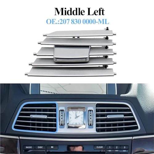 Clip de rejilla de ventilación central delantera para Benz Coupe W207 E350 E550 de 2 puertas 2