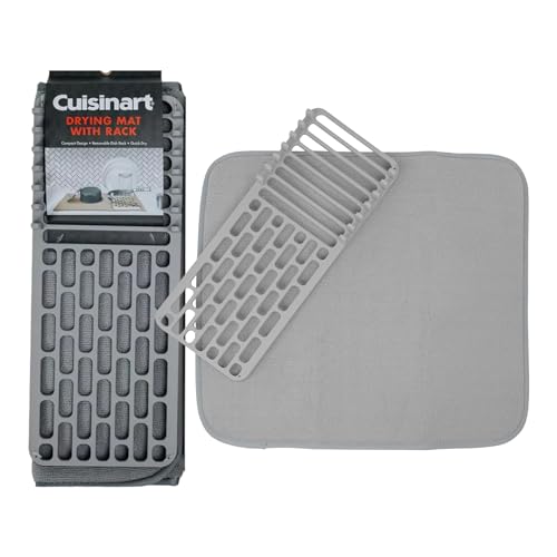 Cuisinart 18US6251GRAU Geschirrabtropfmat Standardgrau