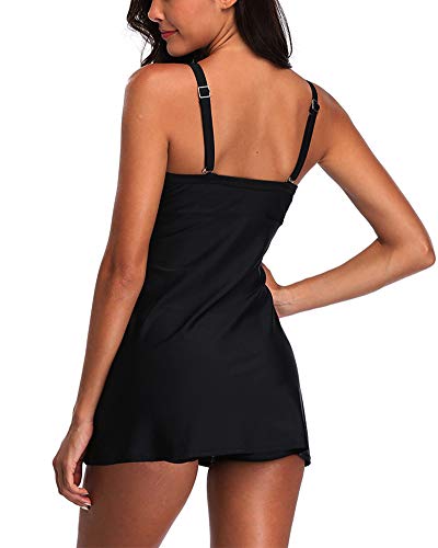 Cytree Costume da bagno da donna, con scollo a V