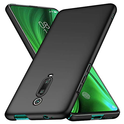 Carcasas y Funda para Xiaomi Mi 9T/9T Pro, Compatible con Xiaomi Redmi K20/K20 Pro, Ultra-Delgado y Ligera Totalmente Protectora Caso de PC Plástico Duro Absorción de Choque Resistente Cover- [Negro]