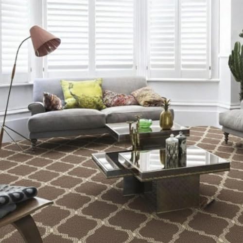Image of FC Milano-Brown for High Traffic Offices Hotels Homes & Institutions Carpet with Felt Backing Luxurious Feel Floring for Residential, Commercial & Sound Absorbing Easy Clean Low Maintenance