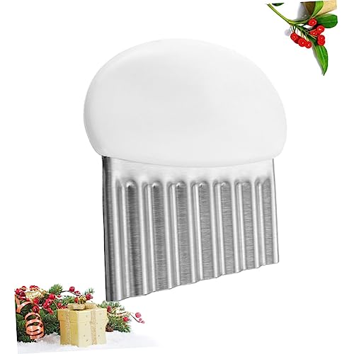 Rebanador de papa ondulado de acero inoxidable miniatura 5