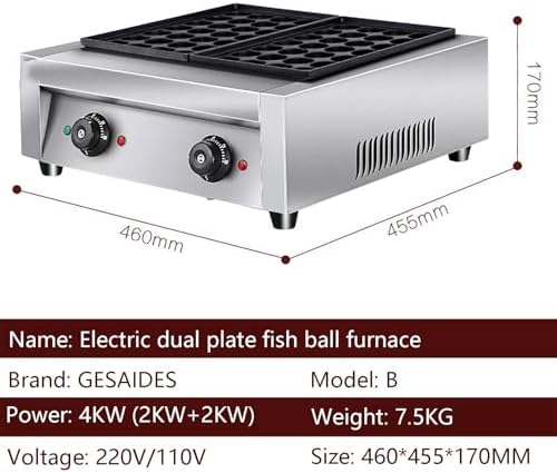 Commercial Mini Dutch Pancake Maker - Non-Stick Dorayaki & Poffertjes Grill, Stainless Steel Breakfast & Snack Maker, Easy to Use, Perfect for Family Fun & Delicious Desserts