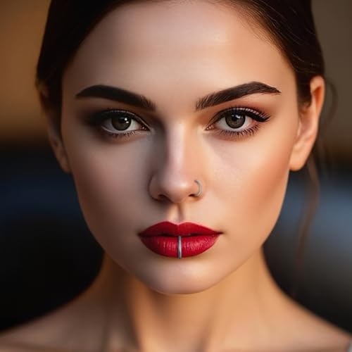 Stainless Steel 20G 18G Nose Rings Hoop and Nose Studs Sets Piercings Jewelry for Women and Men Hinged Clicker Segment Nose Rings Hoop Helix Cartilage Daith Tragus Sleeper Earrings4