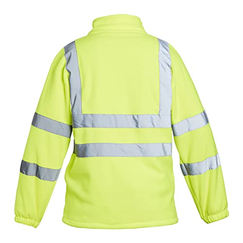 Blackrock Men's Hi-Vis Fleece Jacket - Yellow, X-Large