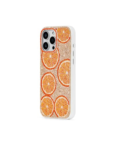 Image of JW PEI Orange Burst Bling Phone Case - Multicolor Orange