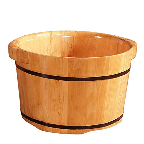 Balde de Madera para Baño de Pies, 40x27x32 cm