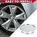 Hihaha Universal Car Wheel Center Hub Cap/Rim Cover Hub Caps/for Most Cars/Snap-in Plastic 76mm 2.99