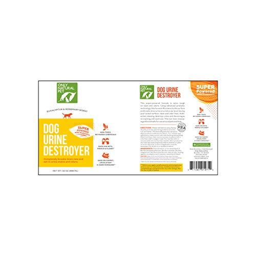 Only Natural Pet R-MC-PLO320 Enzyme Powered Stain & Odor Eliminator - Professional Pet Urine Pee Cleaner Deodorizer For Dogs - Hardwood Floors Carpets Upholstery thumb #6