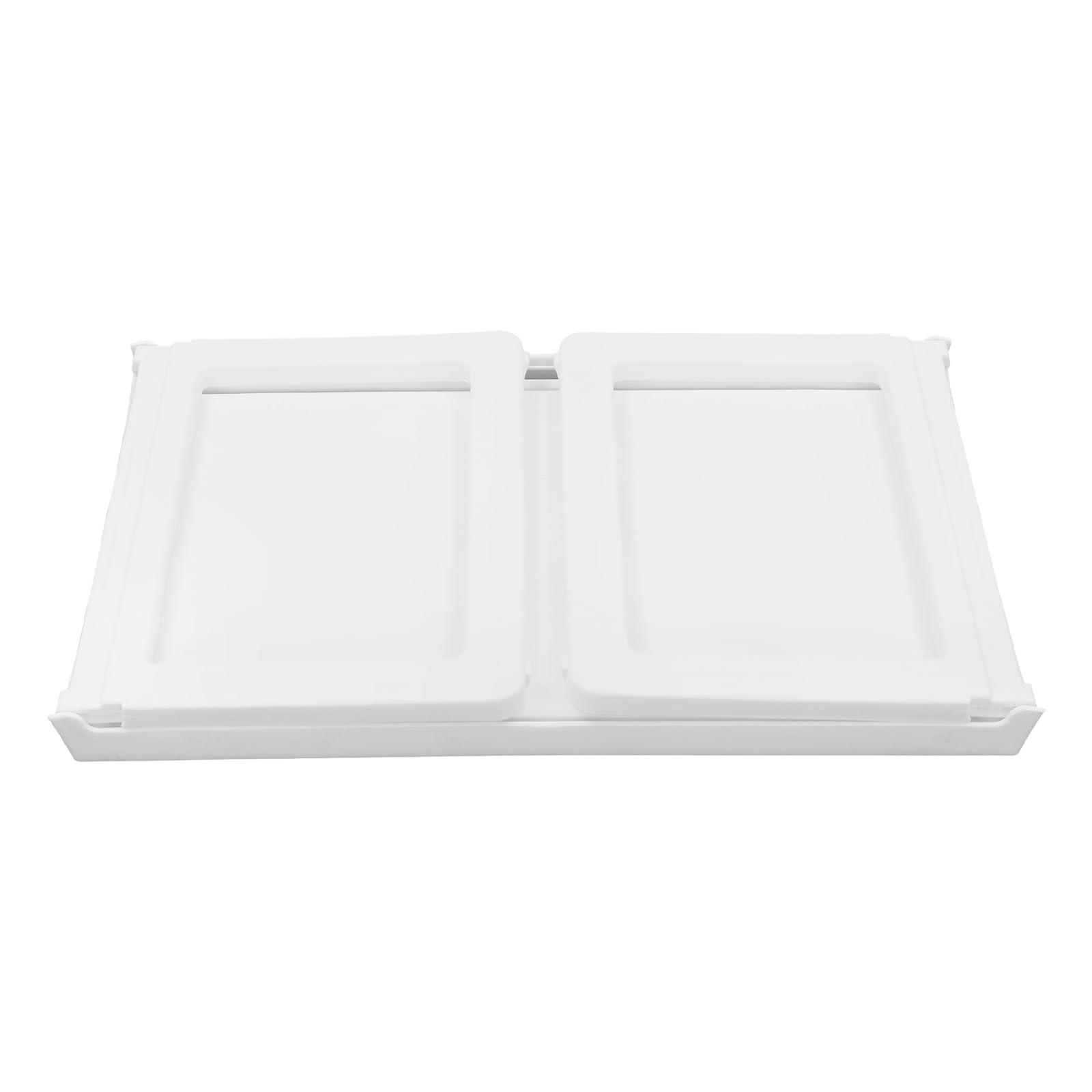 8 szt. składanych tacek na łóżko do jedzenia plastikowych stołów śniadaniowych do łóżka, telewizora i laptopa, wszechstronne tacki na przekąski 66 cm x 35 cm z nogami, idealne do posiłków i przekąsek