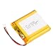 uxcell Power Supply DC 3.7V 3000mAh 125050 Li-ion Rechargeable Lithium Polymer Li-Po Battery