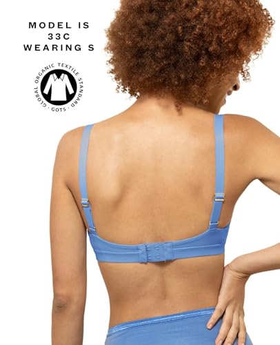 Image of Subset Triangle Soft Bra - Organic Cotton, Wireless, Breathable, Supportive, Regular & Extra Cup Room, Elevated Essentials