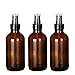 Produktbild Cxssxling 3 Stück Bernstein Glas Sprühflasche Glas Spray Flaschen mit Feinen Nebel Spray für ätherische Öle Duftölprobe Aromatherapie Chemische Flüssigkeit (120ml /1oz)
