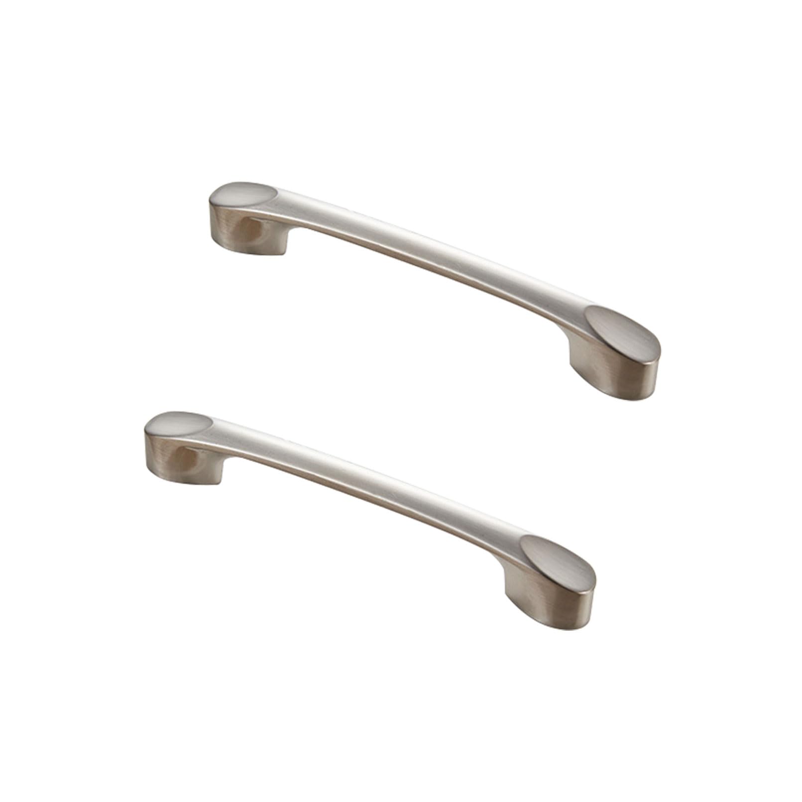 Szlxjmfl Brushed Cabinet Handles 2 Pack Handle For Furniture Solid Zinc Alloy | Plating Surface, Drawer Handles Hole Centers 64Mm Cupboard Handles Kitchen Door Handles Cabinet Pulls 64Mm/2.5In