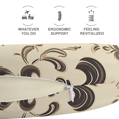 Almohada espuma viscoelástica 30 cm x 25 cm para viaje miniatura 5