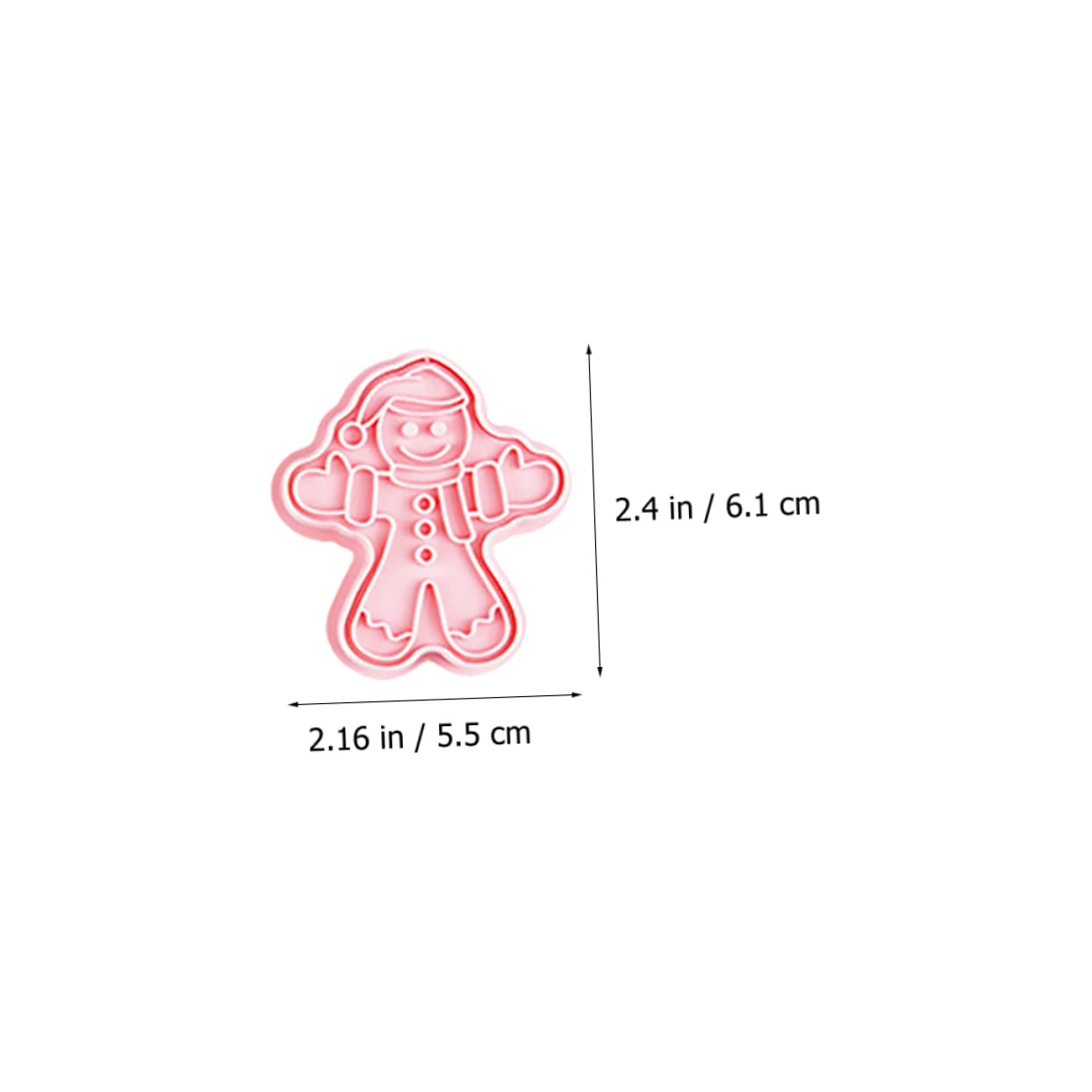 Cabilock 5 Juegos Molde De Galletas Decoraciones De Pastel De Galletas Equipo Navidad Pequeños Cortadores De Galletas Oro Cortador De Galletas De Caldero Día Festivo Rosa Páginas 8 Uds * 5