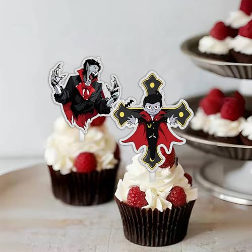 Uwaikin U-CP-0136 Vampires Dessert Cupcake Topper Pick thumb #6
