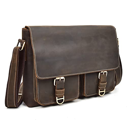 Casual Shoulder bag Men Men's Large Capacity Messenger Bag Leather Shoulder Bag Man Purse2