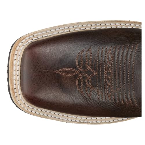 Justin Boots Mens Trainor 11 Inch Square Toe Casual Boots Mid Calf - Brown - Size 8.5 D4