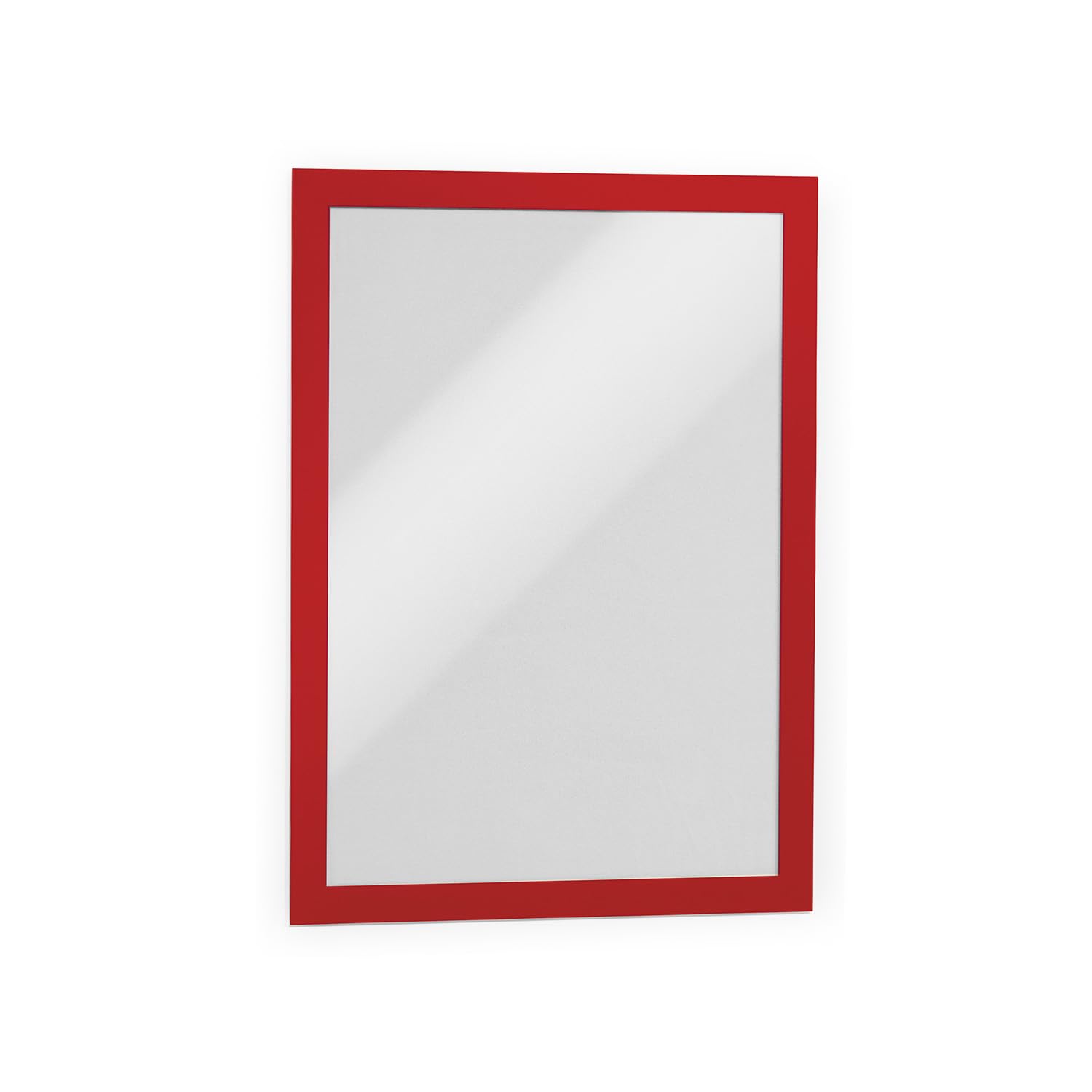 Durable 488203 Duraframe Boîte de 10 Cadres d'Affichages Repositionnables A4 Rouge