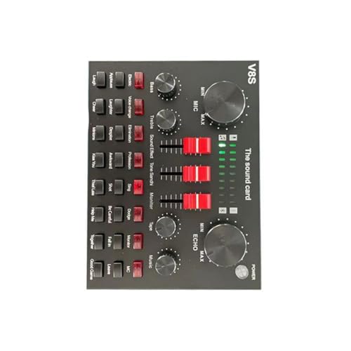 Interfacce audio professionali per studio e live streaming con basso rumore ad alta fedeltà effetti...