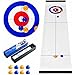 Jooheli Curling Game, Gioco di Curling, Giochi da Tavolo, Curling Giochi Tabletop, Shuffleboard Tavolo per Feste di Famiglia per Bambini e Adulti al Coperto, Regali di Compleanno Giochi di Viaggio