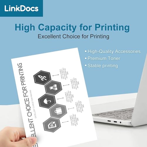 Image of LinkDocs 147Y Compatible Toner Cartridge Replacement for HP 147Y W1470Y (with New Chip) for use in HP Enterprise M611x M612dn MFP M634z M635fht M636fh Laser Printer (Black, 1-Pack)