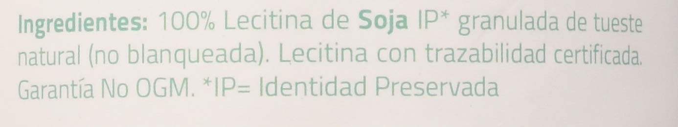 LECITINA SOJA IP EXTRA 450GR