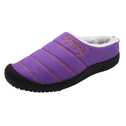 Pantoufles d'hiver coton femme - Chaussons d'intérieur confortables douces Generisch