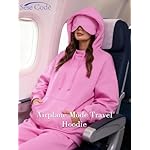 SeSe Code Hoodie with Eye Mask Travel Airplane Unisex Oversized Sweatshirt Sleep Pullover with Pocket Fleece Couples Hoodies - Image 4