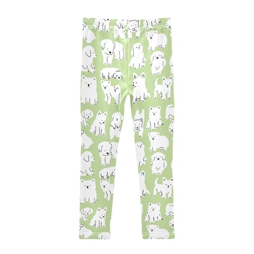 Girls Leggings Hand Drawn Cute Pet Dogs Doodle Toddler Girls Clothes Leggings for Girls Toddler Girls Leggings 3-4T2