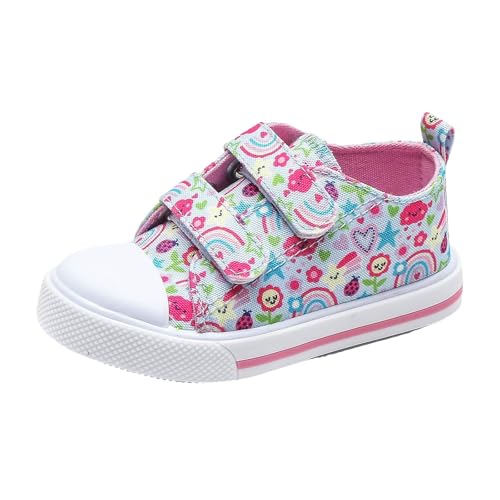 IWIHMIV Girls' Athletic Shoes Toddler Sneaker Boys Girls Tennis Shoes Kids Lightweight Sneakers Sports Running Shoes for Toddler