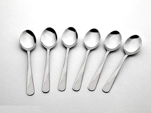 Gerlach G01-004AP-LZKA-06PU-S1S1-01 Flatware Serving Set with 6 Pieces of Coffee Spoons Celestia Box and shine-G01-004AP-LZKA-06PU-S1S1-01, Stainless Steel