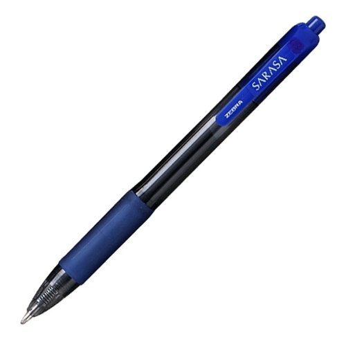 Bolígrafo retráctil Zebra Pen Gel 1.0mm Azul miniatura 1