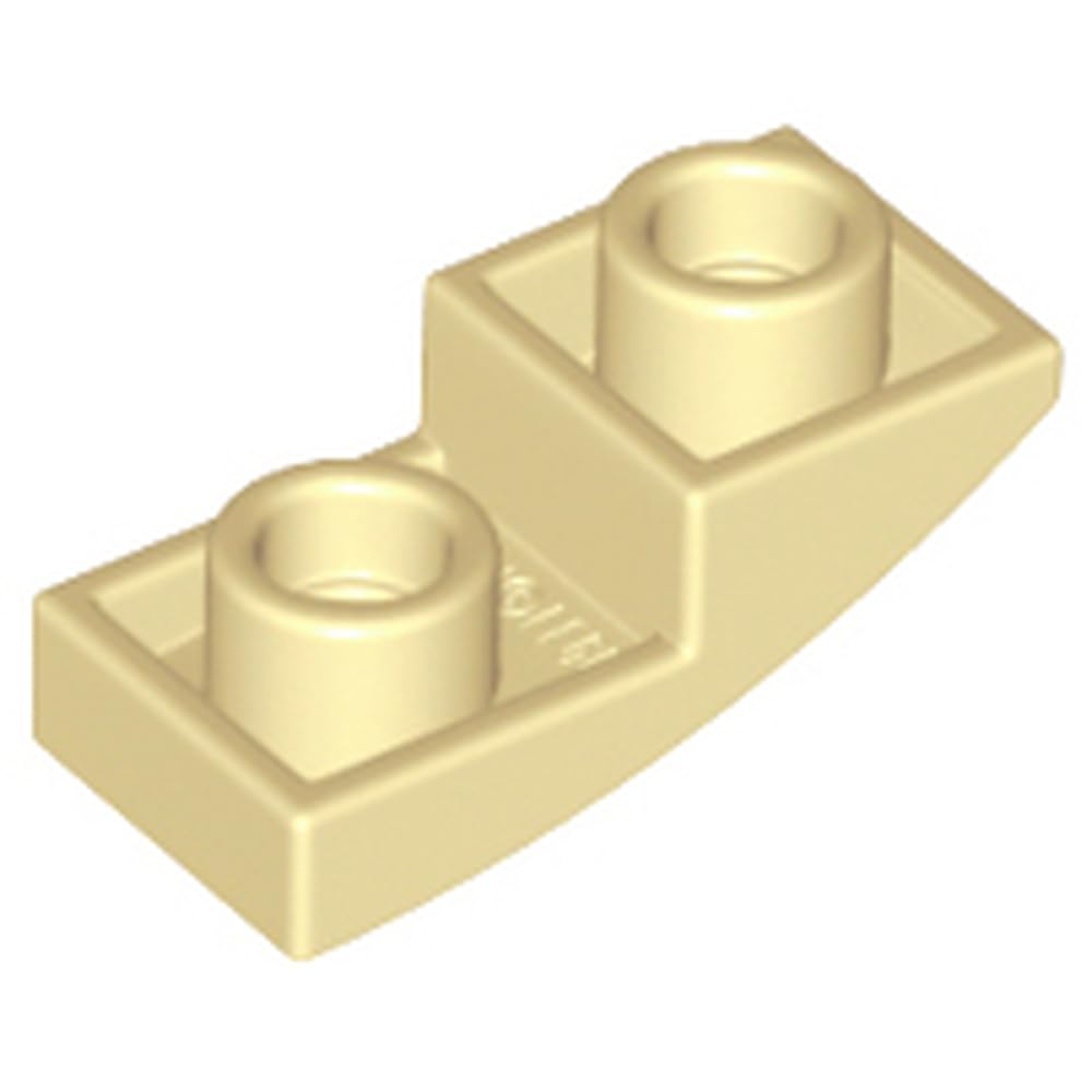 LEGO Slope, Curved 2 x 1 x 2/3 Inverted, Part 24201, Choose Your Colour (Tan, 50, Bricks)