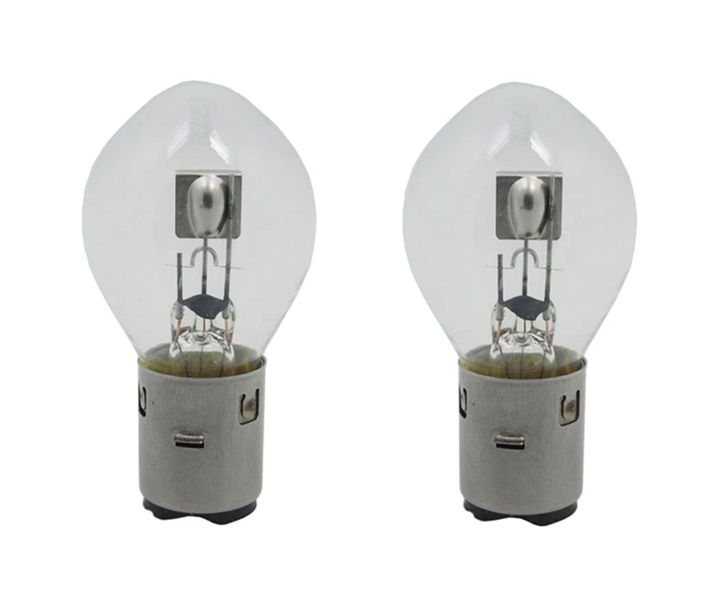 ShuoHui 2 Stück S2 6V 35/35W BA20d Biluxbirne KFZ Speziallampe NEU im Polybeutel Mofa Headlight