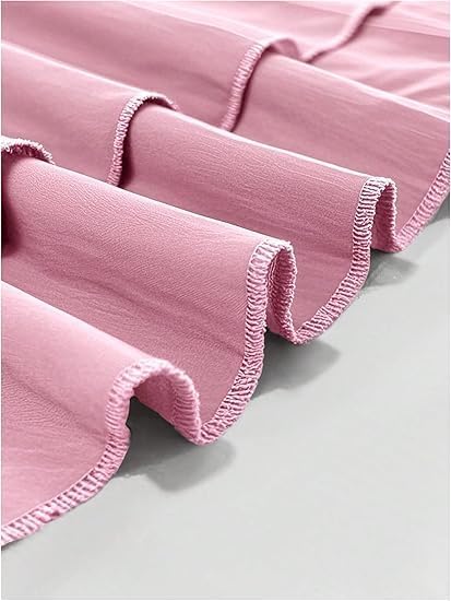 Women's Summer Mini Dress Sleeveless Halter Backless Ruched Date Night Layered A Line Dresses - Image 4