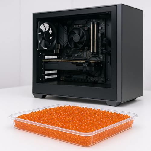 ISOLATECH Silica Gel regenerierbar Trockenmittel auch als Filament Trockner geeignet orange 1,8kg Beutel Silicagel Kugeln als Kieselgel Silikagel Entfeuchter