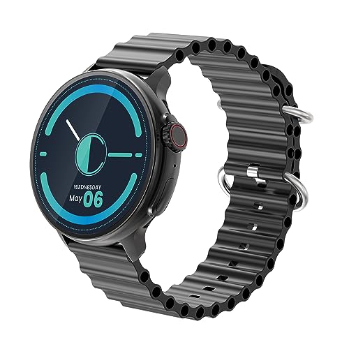 Image of CELLECOR A5 PRO DISC 1.52 inch HD Display- BT Calling Smartwatch, 500 NITS, AI Voice Assistant, with 120+ Sports Modes, SpO2, HR, IP68, Camera Control - Black