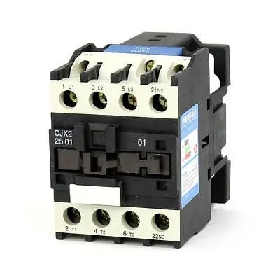 Contacteur CA CJX2-2501 avec bobine 110V et contact 1 NF pour sécurité moteur