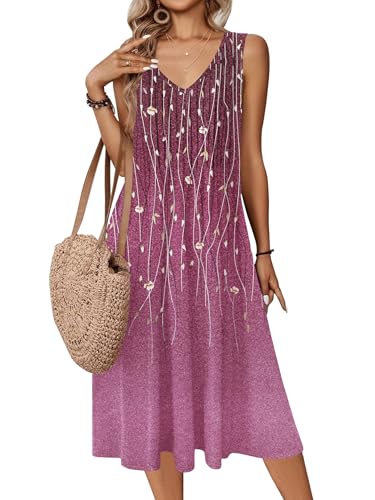 sundress - purple flowers