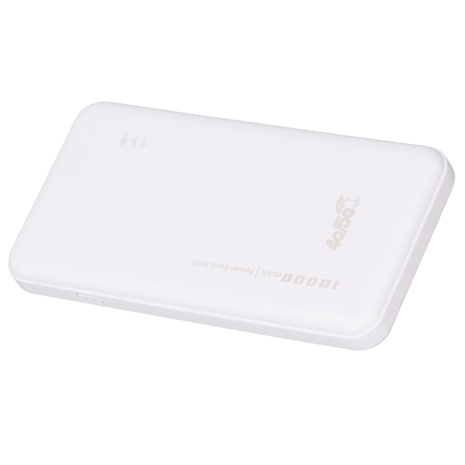 Lazmin112 Enrutador Hotspot de Bolsillo 5G, Módem USB LTE de 300 Mbps, Batería de 10000 MAh, Ranura para Tarjeta SIM, 10 Usuarios, para Viajes, Transmisiones en Al Aire Libre, Fiestas
