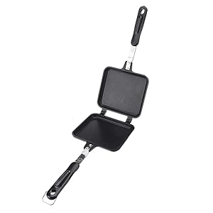 Kabalo Tostadora de queso de hierro fundido, tostadora, sándwich, freír