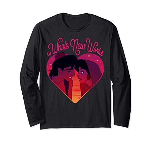 Disney Aladdin Whole New World Jasmine Heart Manga Larga